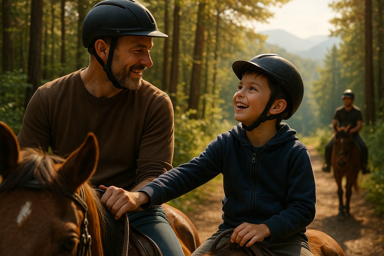 Верховая езда для родителей и детей — сблизьтесь вновь